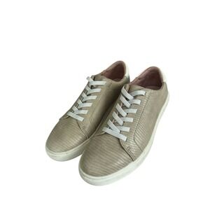Cushionaire Regal sneakers snakeskin-embossed Lace Up Tan Beige Women 6M